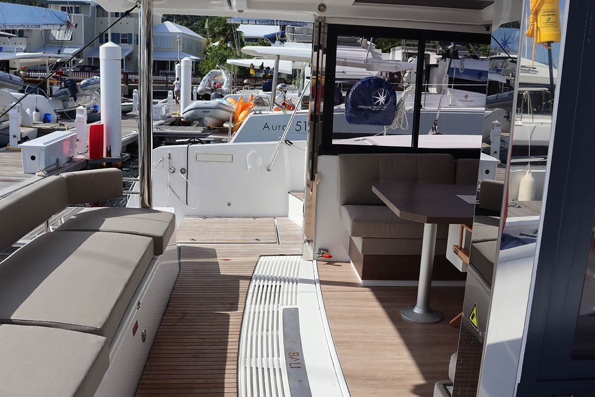 Seas Another Day, a Bali 4.4 catamaran at Road Town, British Virgin Islands
