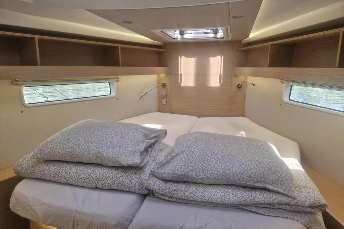 Cabin on Marius, a Hanse Yachts Hanse 410 sailboat at Grad Pula, Croatia