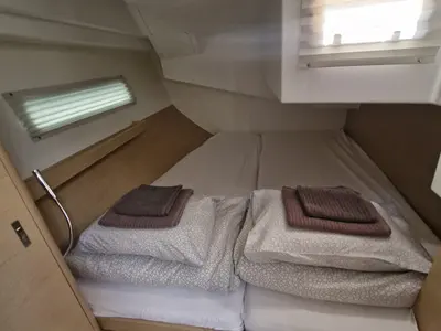 Head on Marius, a Hanse Yachts Hanse 410 sailboat at Grad Pula, Croatia