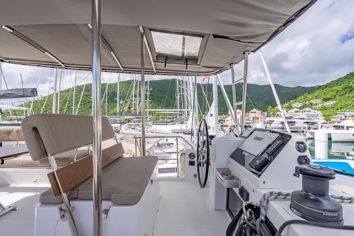 Luna, a Nautitech Rochefort Nautitech 46 Fly catamaran at Road Town, British Virgin Islands