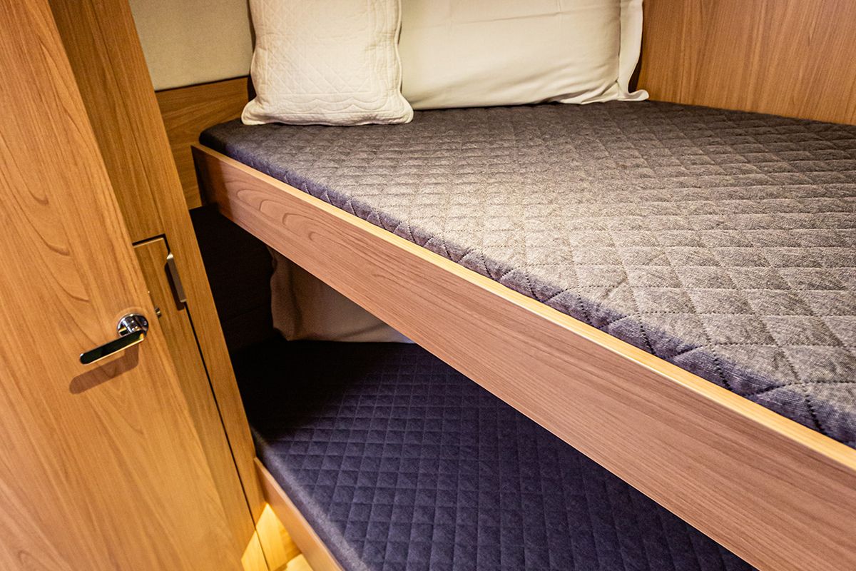 Cabin on Enea, a Bali 4.6 catamaran at Tonnarella, Italy