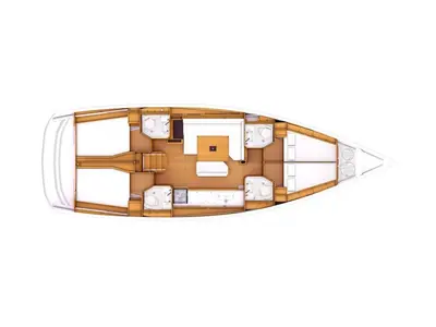 Sirius, a Jeanneau Sun Odyssey 479 sailboat at Municipal Unit of Rhodes, Greece