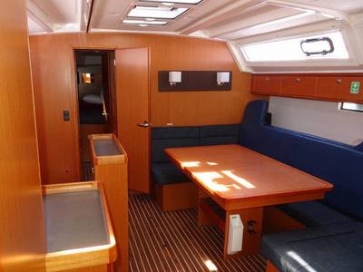 Salon of Rea, a Bavaria Cruiser 46 sailboat at Municipal Unit of Lefkada, Greece
