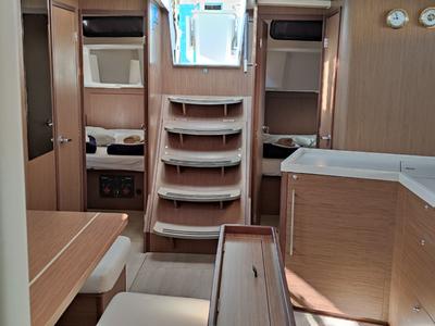 Salon of Everest, a Beneteau Oceanis 46.1 sailboat at Rogač, Croatia