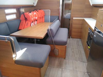 Salon of Sea Cloud 3, a Elan Impression 45.1 sailboat at Grad Pula, Croatia