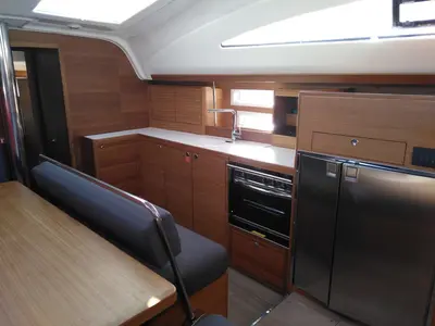 Galley of Sea Cloud 3, a Elan Impression 45.1 sailboat at Grad Pula, Croatia