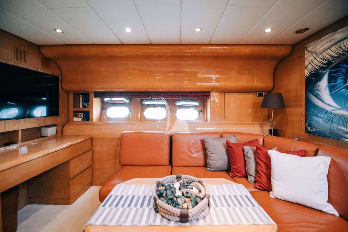 Salon of Atrato, a Gulet Arno Leopard 27 yacht at Athens, Greece