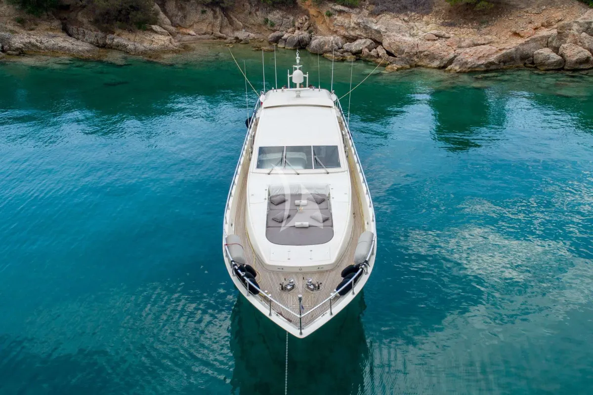 Exterior view of Atrato, a Gulet Arno Leopard 27 yacht at Athens, Greece
