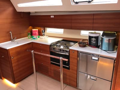 Galley of Athene, a More Boats More 55 sailboat at Grad Kaštela, Croatia