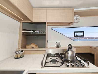 Galley of Disonesto, a Lagoon 51 catamaran at Općina Sukošan, Croatia