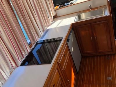 Galley of Holiday, a Staryacht 1670 motorboat at Primošten, Croatia