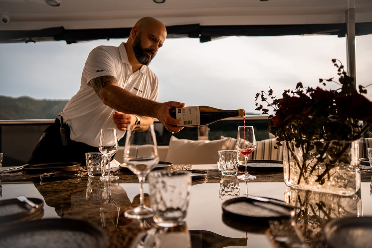 Deck of Cristal, a Gulet Motoryacht yacht at Split, Croatia