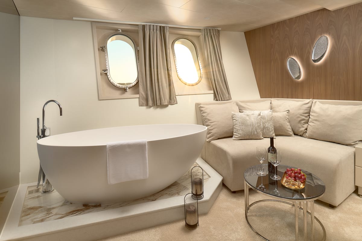 Head on Cristal, a Gulet Motoryacht yacht at Split, Croatia