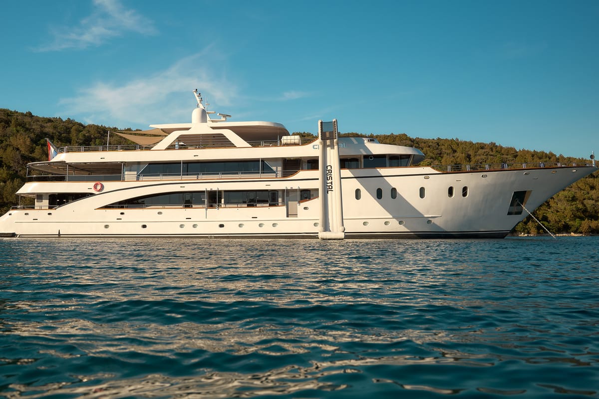 Exterior view of Cristal, a Gulet Motoryacht yacht at Split, Croatia