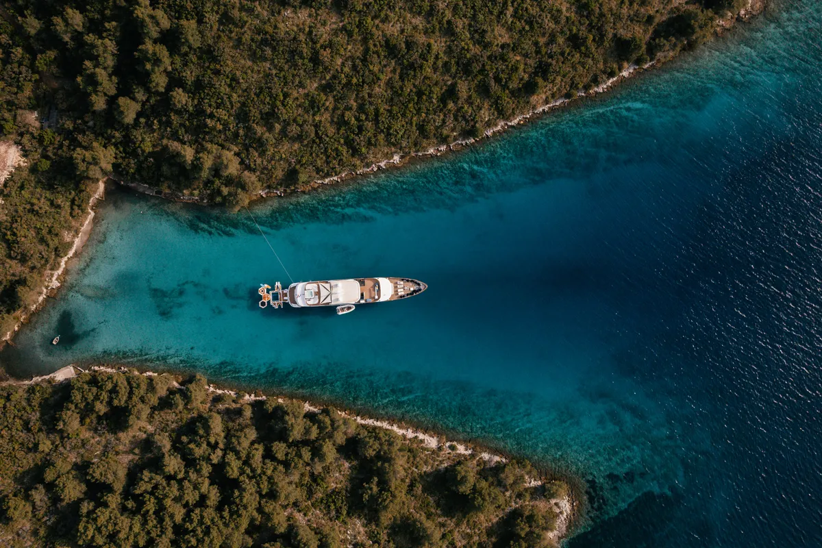 Exterior view of Cristal, a Gulet Motoryacht yacht at Split, Croatia