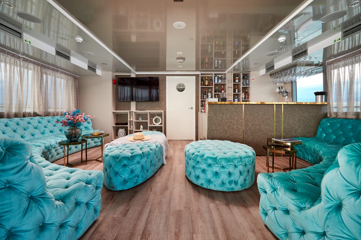 Salon of Ohana, a Gulet Motoryacht yacht at Split, Croatia