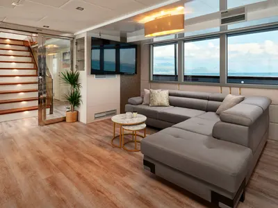 Salon of Ohana, a Gulet Motoryacht yacht at Split, Croatia