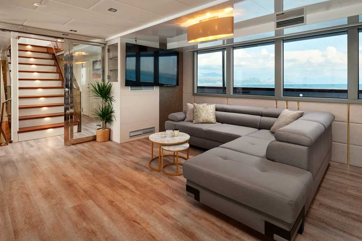 Salon of Ohana, a Gulet Motoryacht yacht at Split, Croatia