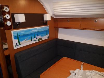 Salon of Marea, a Bavaria Cruiser 41 sailboat at Municipal Unit of Lefkada, Greece