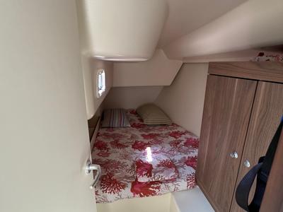 Cabin on Premium, a Dehler Varianta 44 sailboat at Rosignano Solvay, Italy