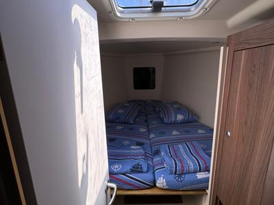 Cabin on Premium, a Dehler Varianta 44 sailboat at Rosignano Solvay, Italy