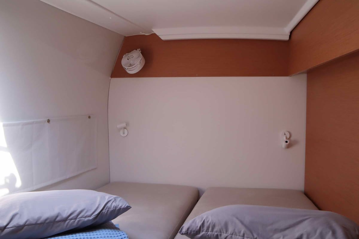 Cabin on STARFISH, a Excess 11 catamaran at Athens, Greece