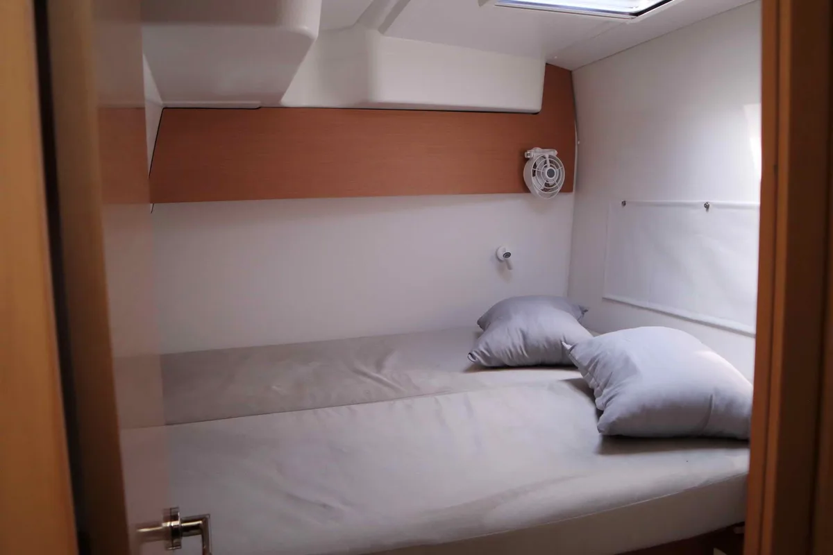 Cabin on STARFISH, a Excess 11 catamaran at Athens, Greece
