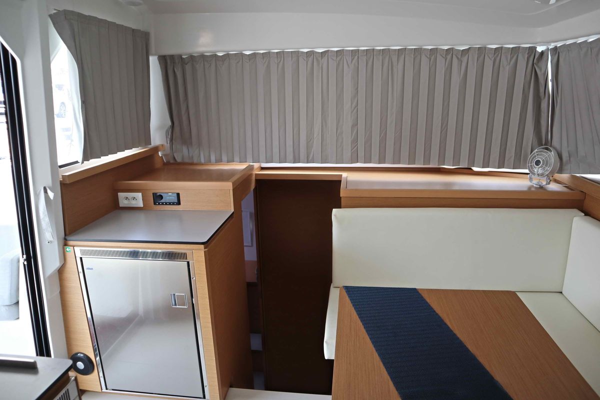 Galley of STARFISH, a Excess 11 catamaran at Athens, Greece