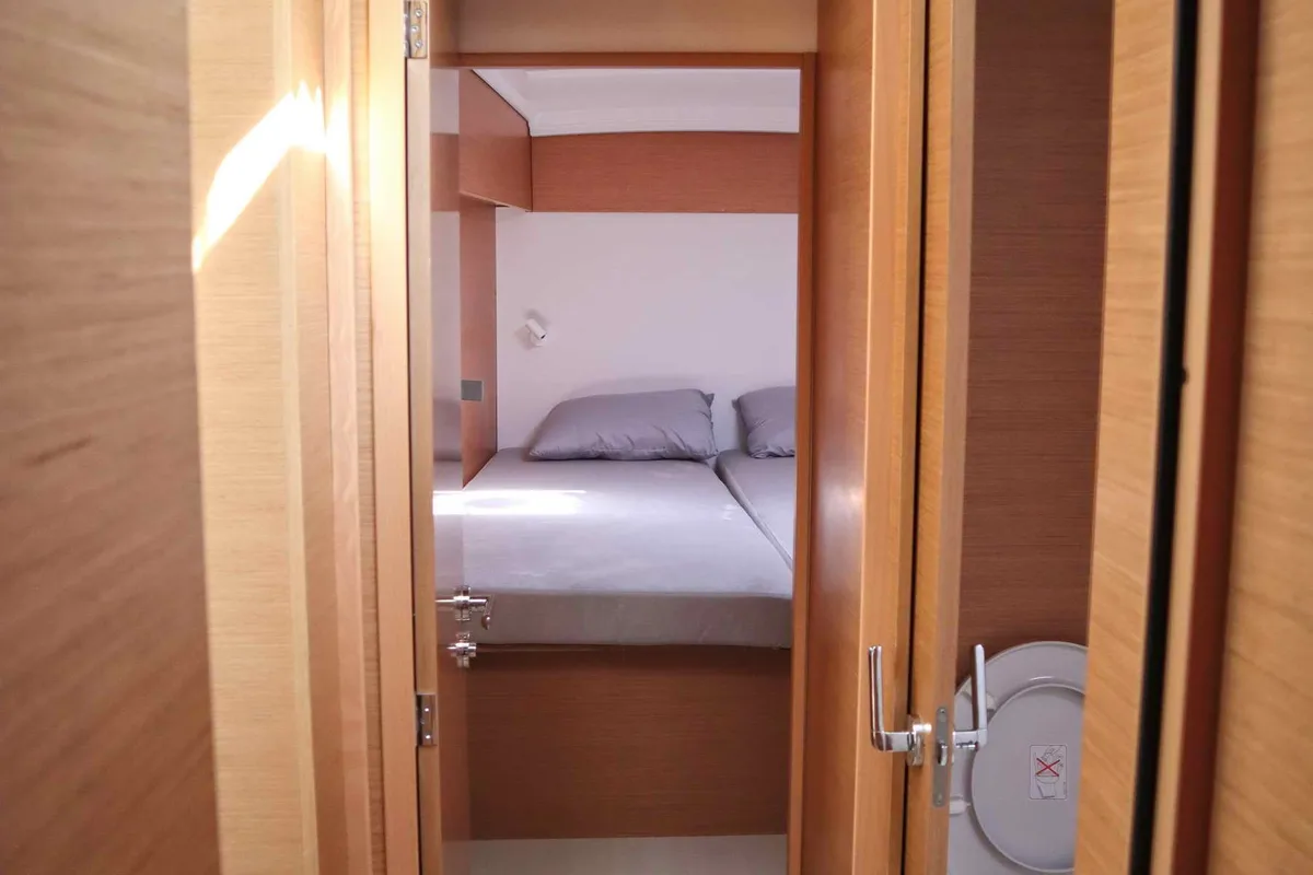Cabin on STARFISH, a Excess 11 catamaran at Athens, Greece