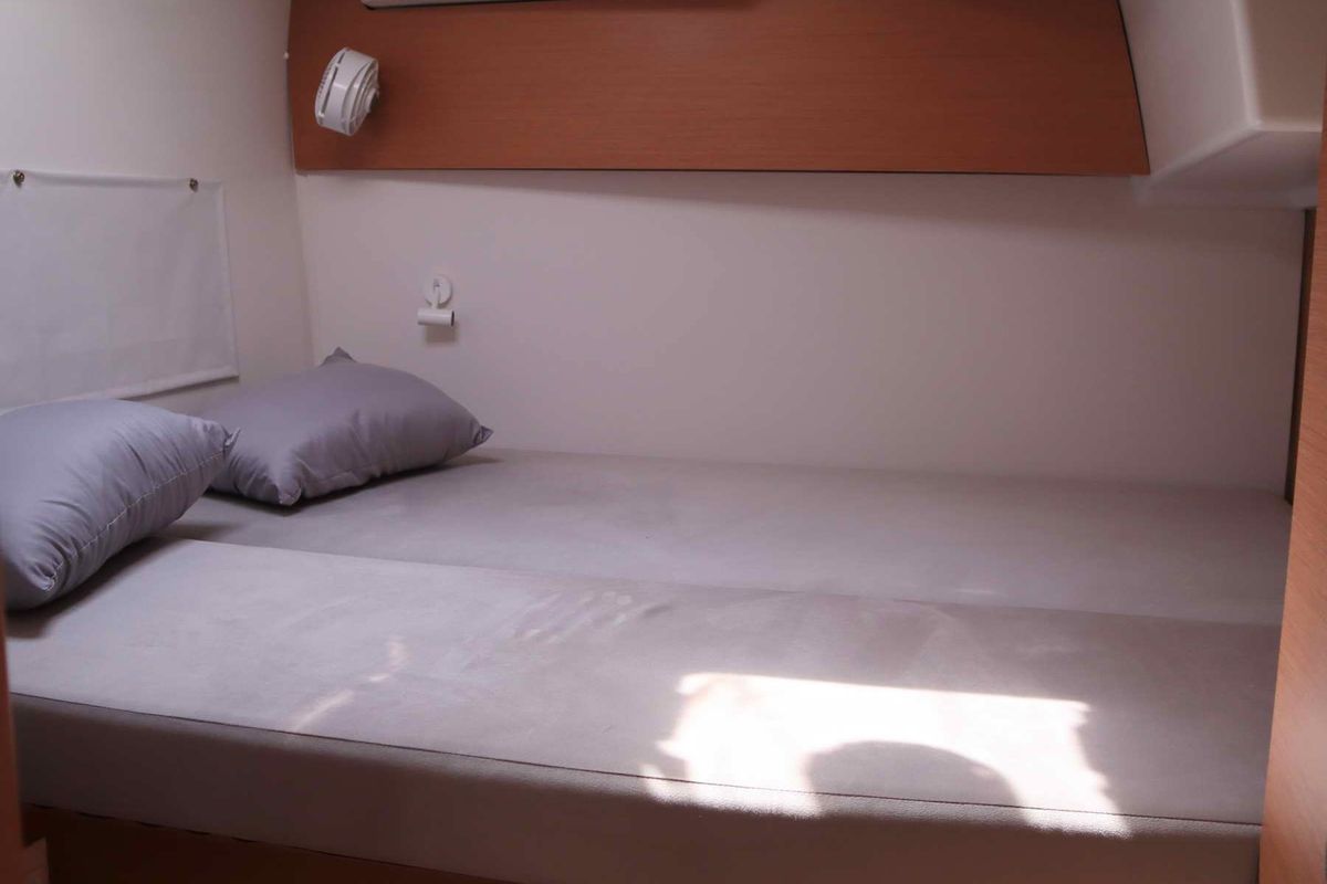 Cabin on STARFISH, a Excess 11 catamaran at Athens, Greece