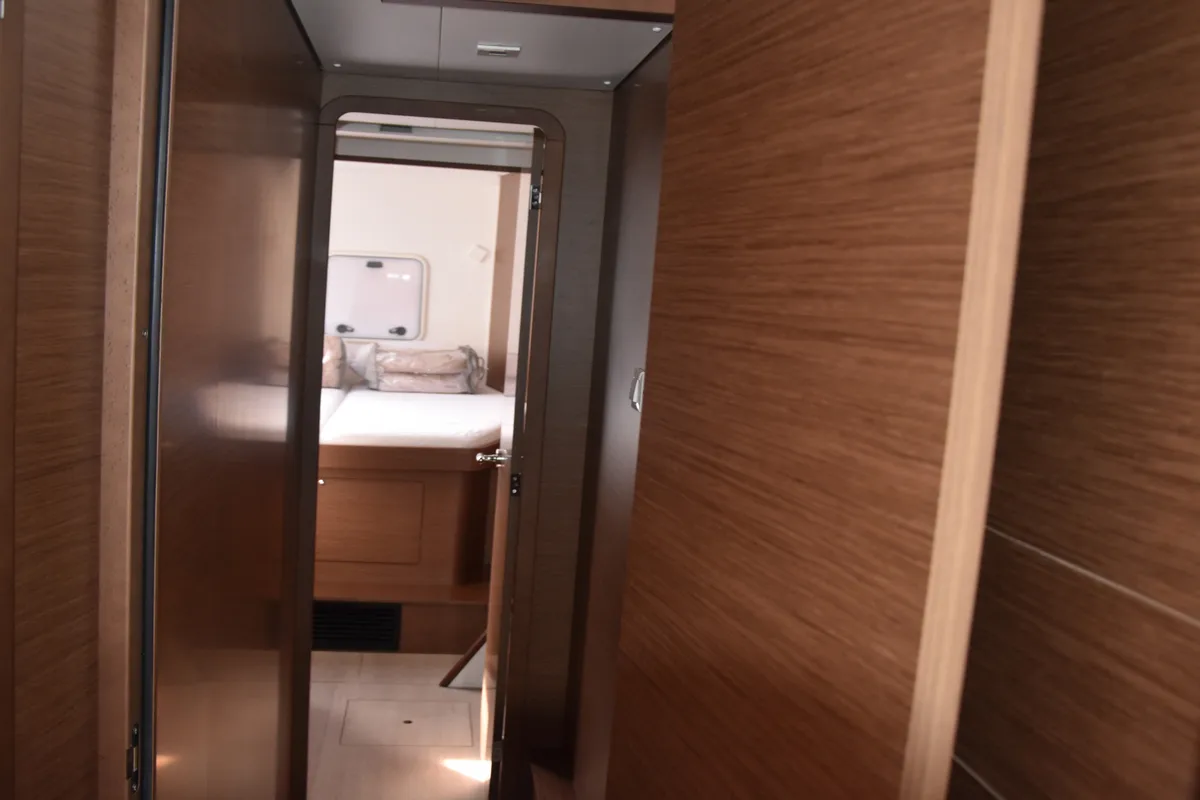 Cabin on ARION AC, Gen, W.Maker, a Lagoon 42 catamaran at Skiathos, Greece