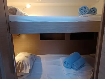 Cabin on Binlik Owner's, a Hanse Yachts Hanse 460 sailboat at Fethiye, Turkey