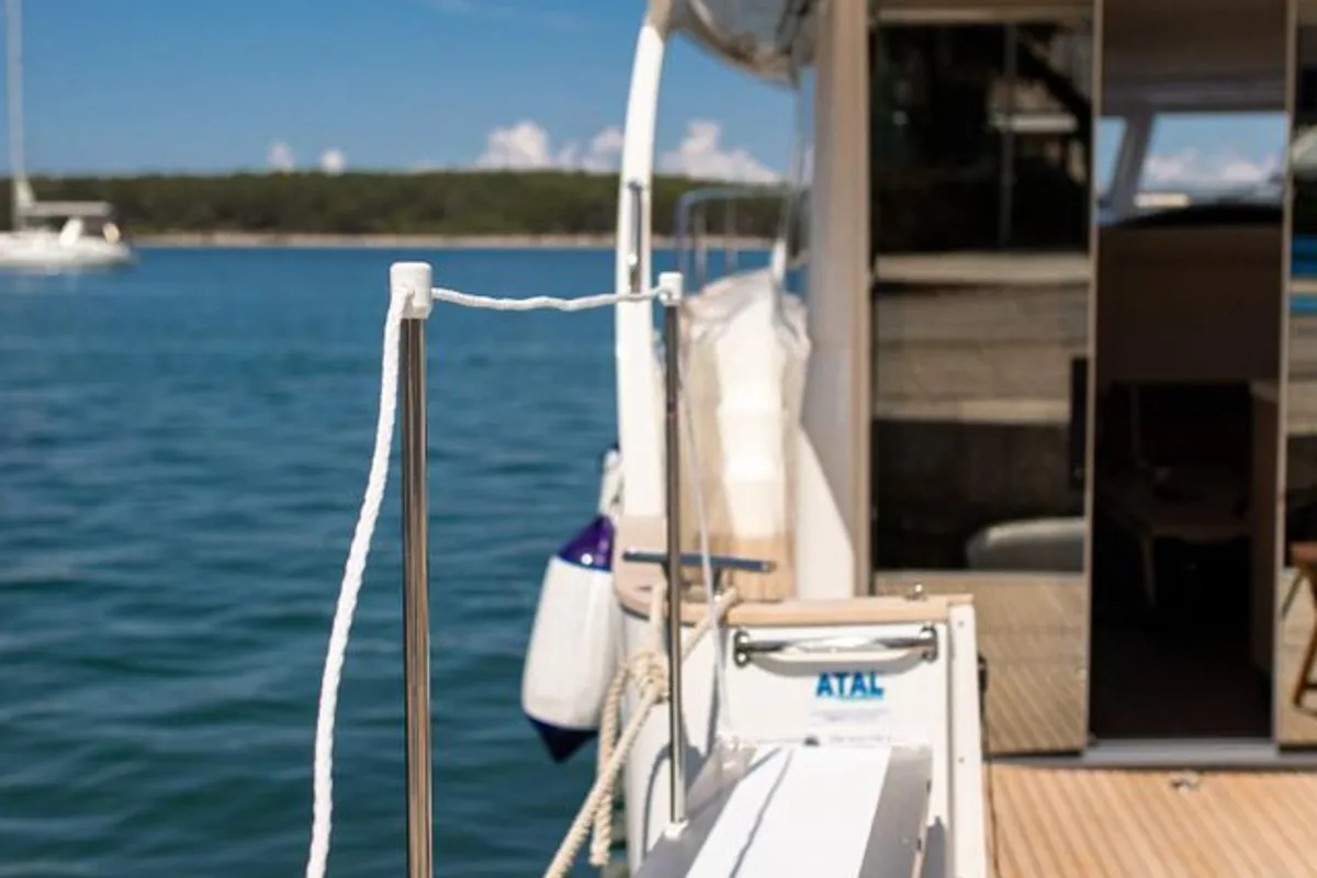 Cockpit of Ondine, a Greenline 33 yacht at Punat, Croatia