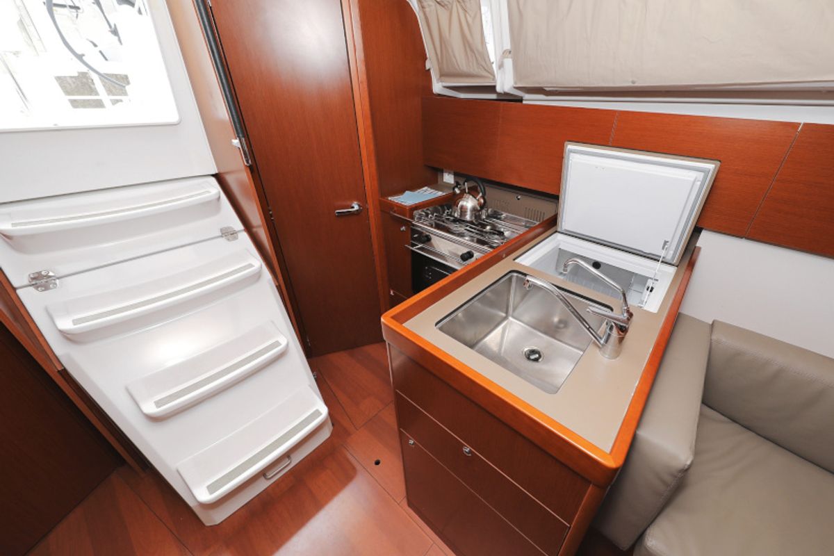 Galley of Idila, a Beneteau Oceanis 35.1 sailboat at Općina Sukošan, Croatia