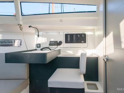 Cockpit of GUSTY 4, a RM Yachts RM 970 sailboat at La Rochelle, France