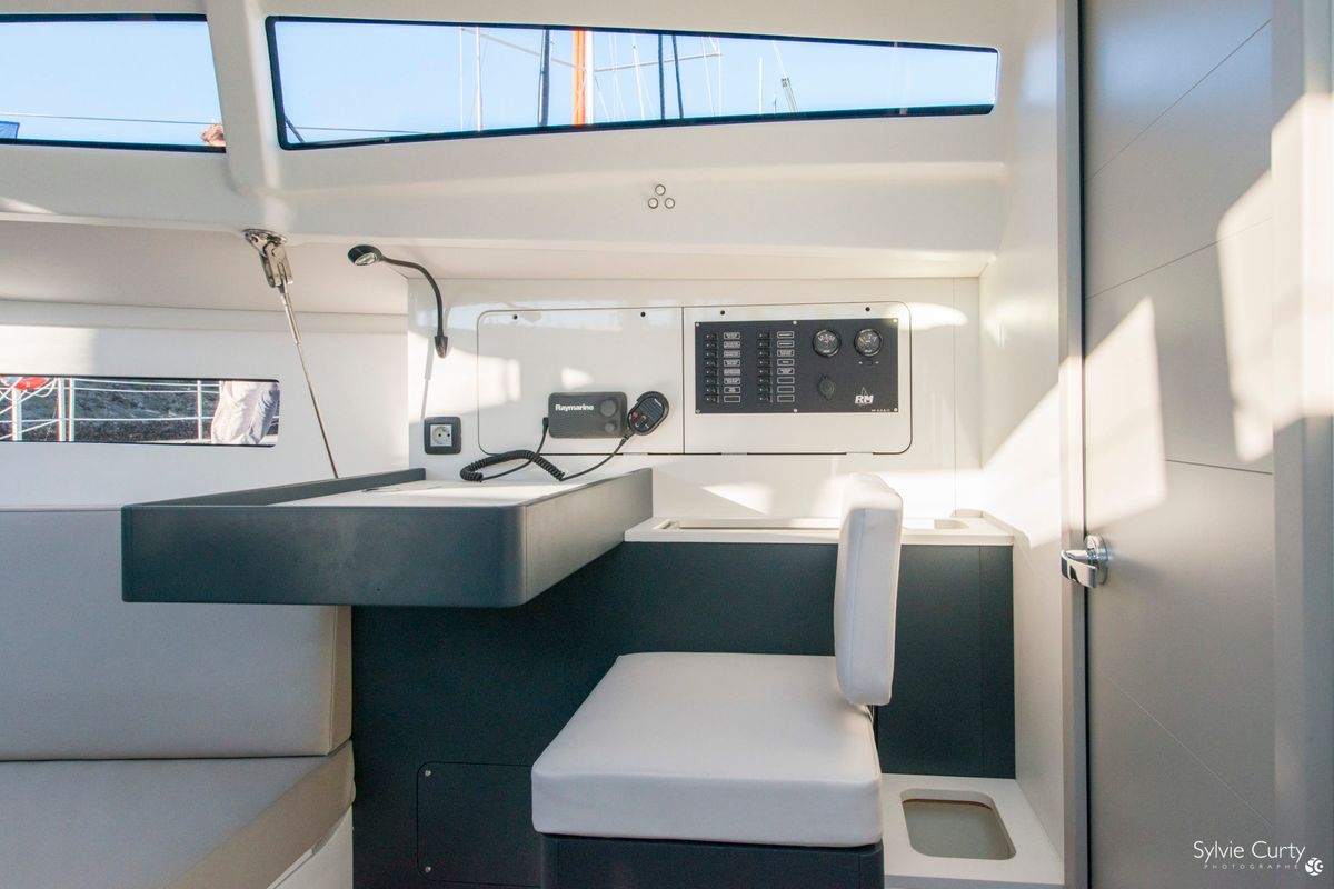 Cockpit of GUSTY 4, a RM Yachts RM 970 sailboat at La Rochelle, France
