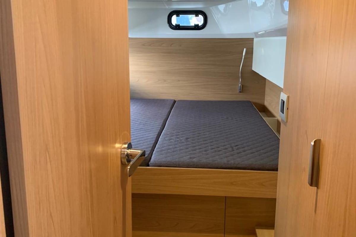 Cabin on Timeless, a Bali Catsmart catamaran at Municipal Unit of Ellomenos, Greece