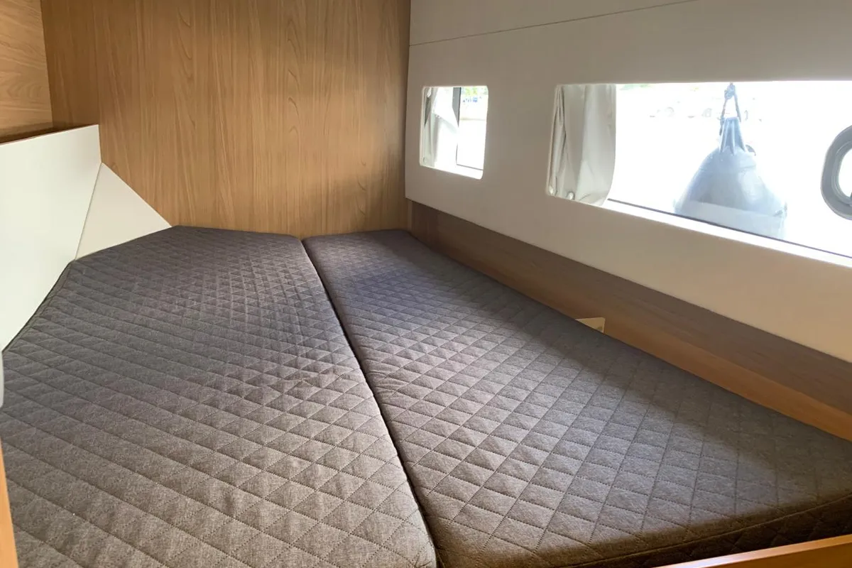 Cabin on Timeless, a Bali Catsmart catamaran at Municipal Unit of Ellomenos, Greece