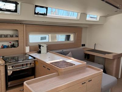 Galley of Eve One, a Beneteau Oceanis 54 sailboat at Seget Donji, Croatia