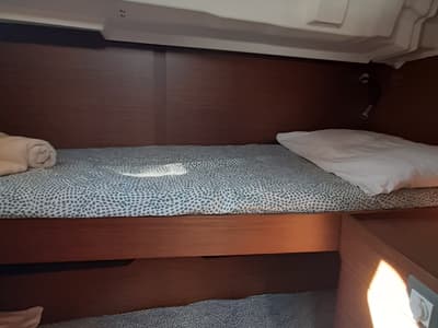 Cabin on Black Jack, a Beneteau Oceanis 46.1 sailboat at Dubrovnik, Croatia