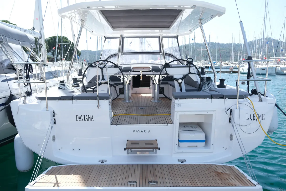 Daviana, a Bavaria Bavaria C46 sailboat at Fethiye, Turkey
