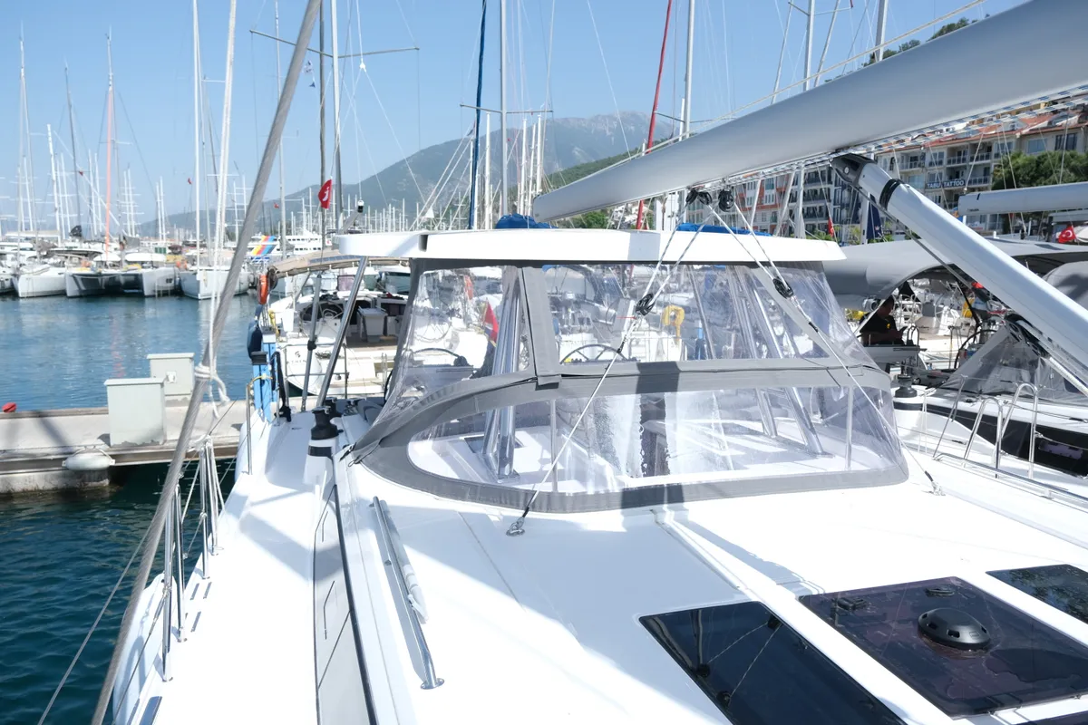 Daviana, a Bavaria Bavaria C46 sailboat at Fethiye, Turkey