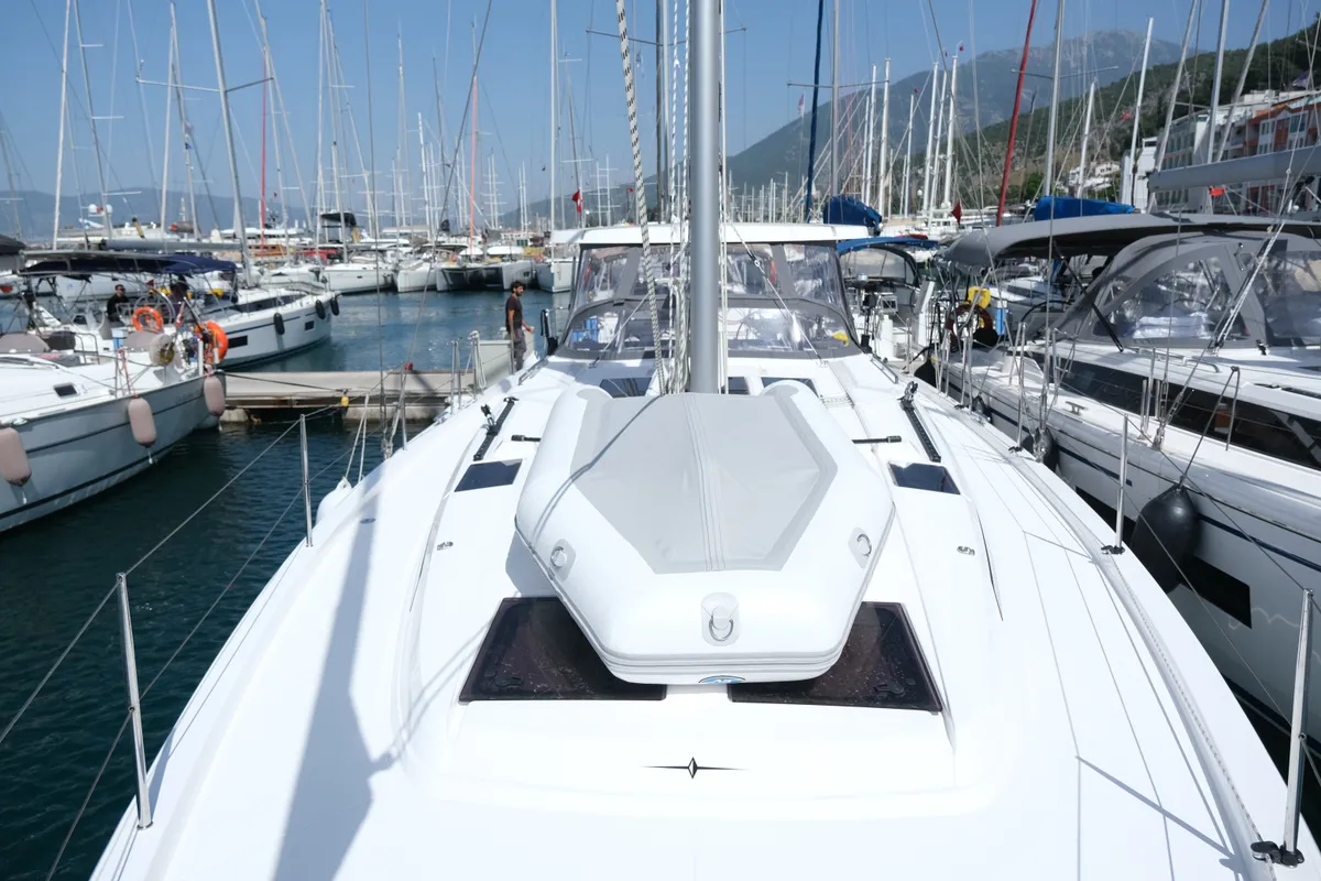 Daviana, a Bavaria Bavaria C46 sailboat at Fethiye, Turkey