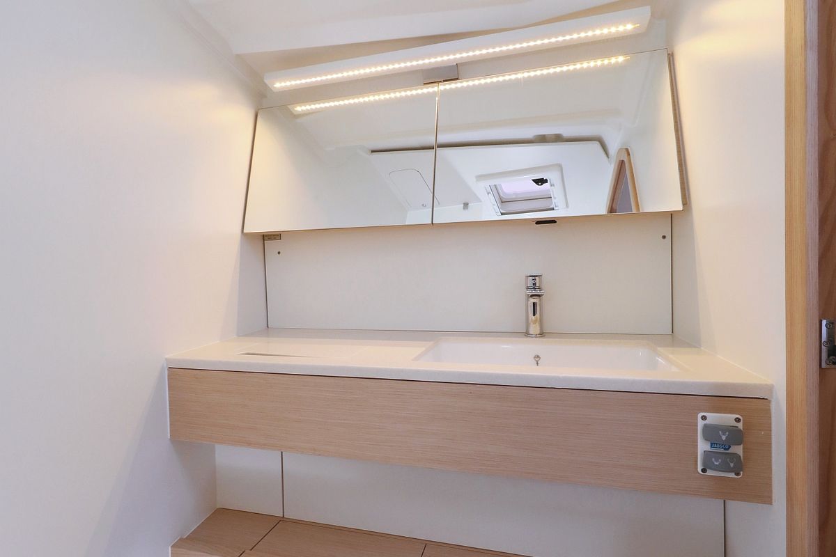 Cabin on No Worries, a Dufour 41 sailboat at Grad Biograd na Moru, Croatia