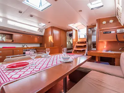 Galley of Ultra Dubrovnik, a Beneteau Oceanis 48 sailboat at Općina Medulin, Croatia
