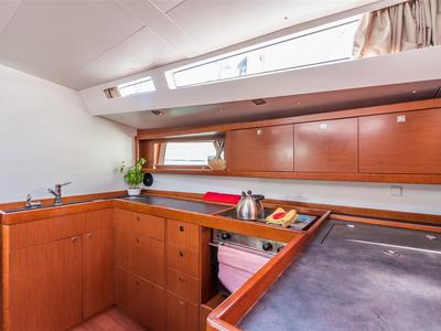Cabin on Ultra Dubrovnik, a Beneteau Oceanis 48 sailboat at Općina Medulin, Croatia