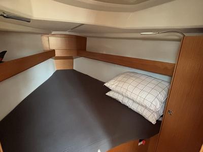 Cabin on 3 Lune, a Bavaria Cruiser 34 sailboat at Grad Pula, Croatia