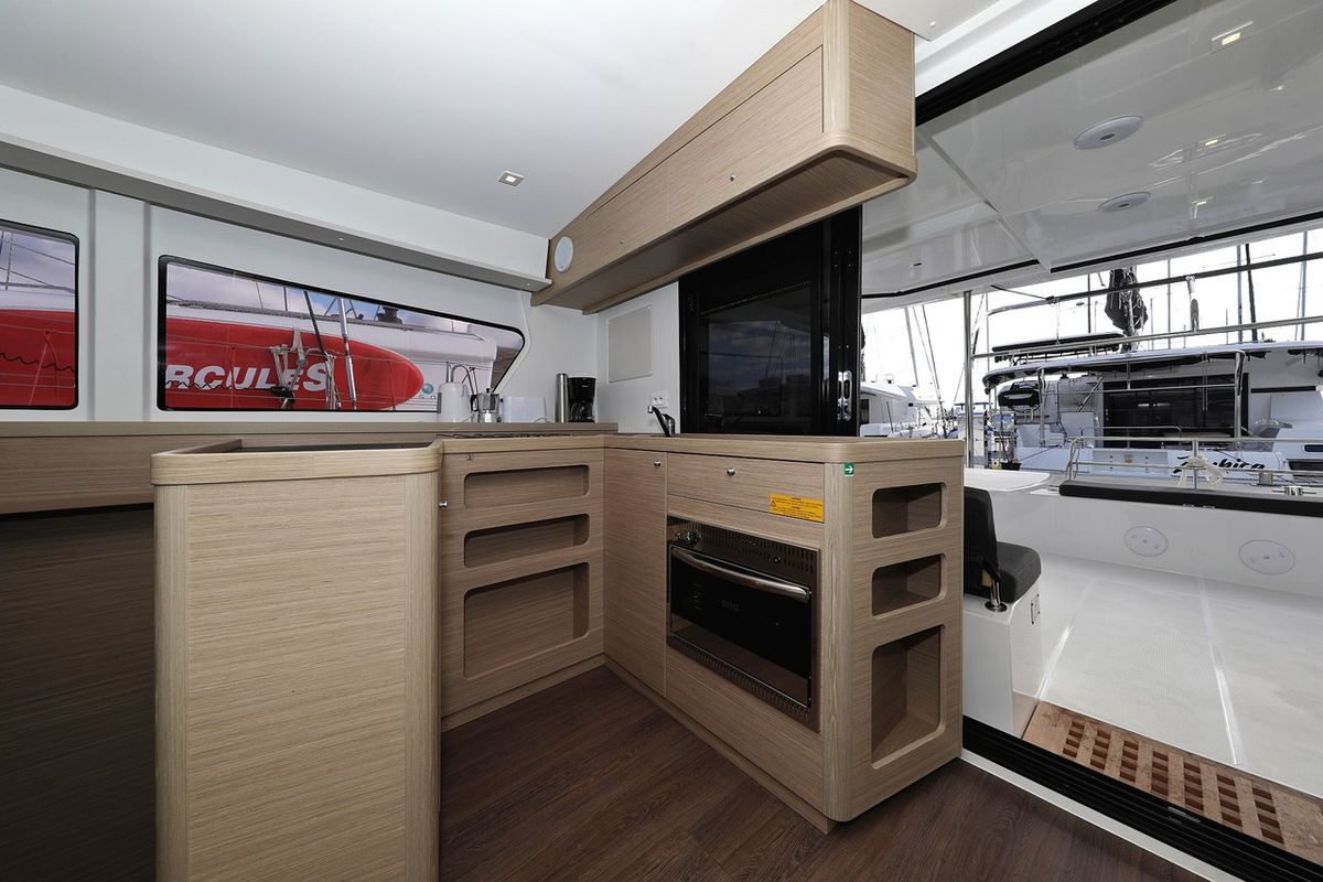 Galley of Zara, a Lagoon 42 catamaran at Općina Sukošan, Croatia