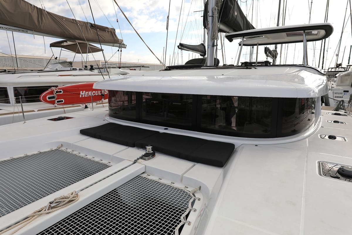 Zara, a Lagoon 42 catamaran at Općina Sukošan, Croatia