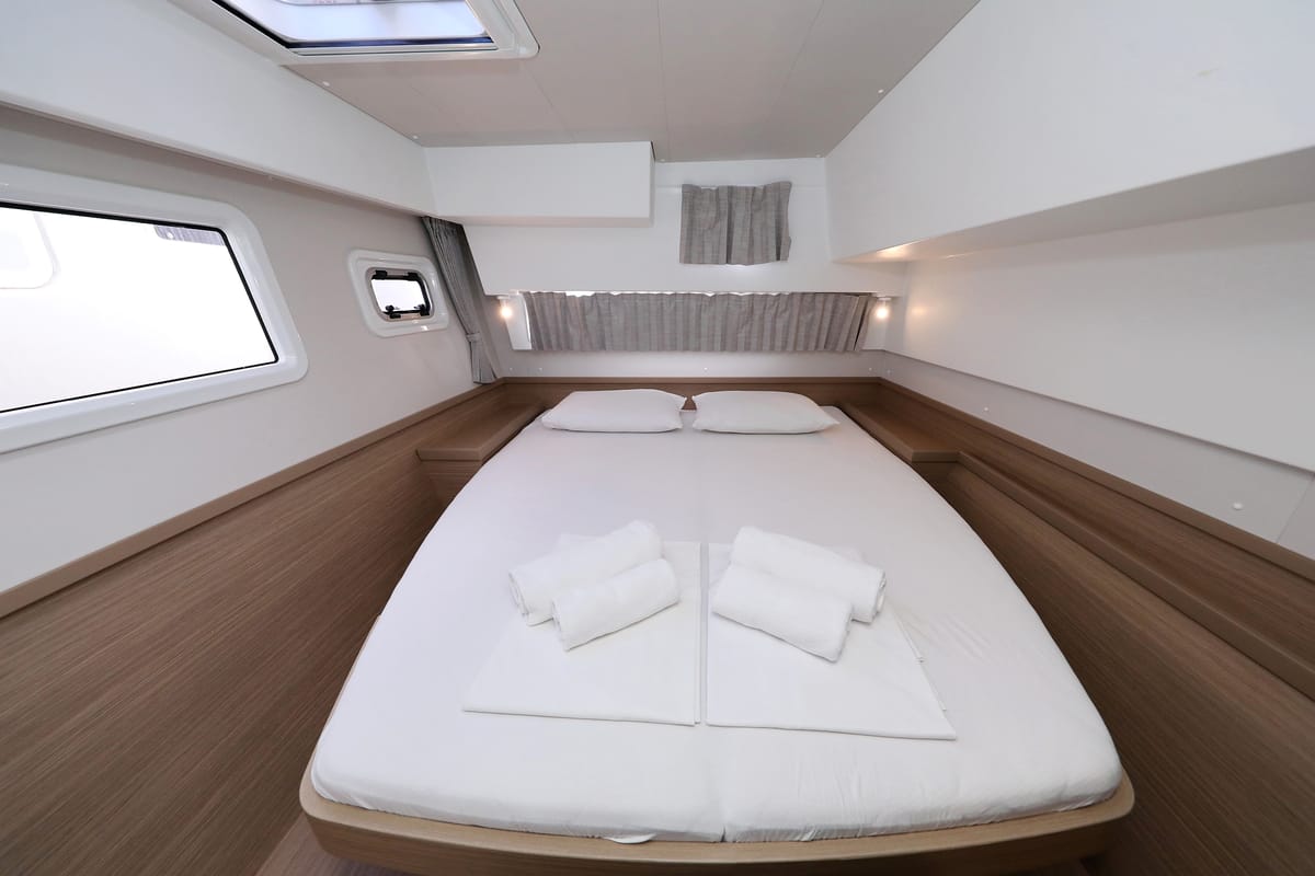 Cabin on Zara, a Lagoon 42 catamaran at Općina Sukošan, Croatia